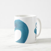 Blue Flamingo Art Koffiemok (Voorkant rechts)