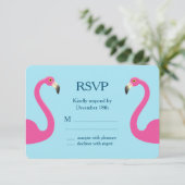 Blue Flamingo Beach RSVP (Staand voorkant)