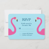 Blue Flamingo Beach RSVP (Voorkant)