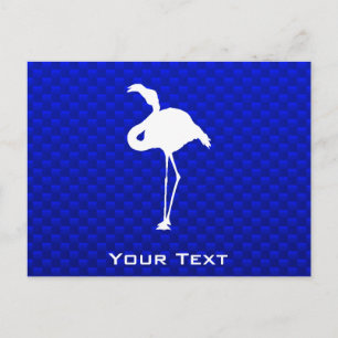 Blue Flamingo Briefkaart