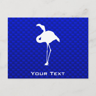 Blue Flamingo Briefkaart