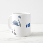 Blue FLAmingo mok Stem Harris 2024 (Voorkant links)