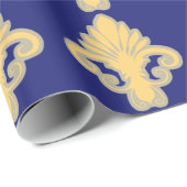 Blue Fleur Cadeaupapier (Rol Hoek)