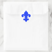 Blue Fleur de Lis Design Sticker (Tas)