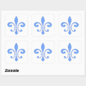 Blue Fleur De Lis Sticker (Vel)