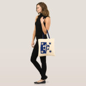 Blue Fleur-de-lis Tote Bag (Voorkant (model))