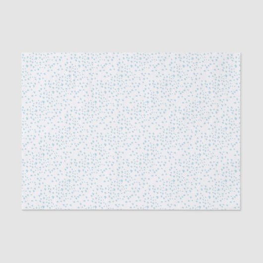 Blue Floating Hearts Achtergrond Hoesje Tissuepapier (Voorkant)