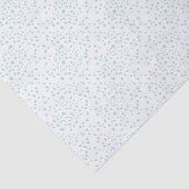 Blue Floating Hearts Achtergrond Hoesje Tissuepapier (Detail)