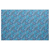 Blue Floral Antiek Boho Modern Stof (Fat Quarter)