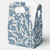 Blue  Floral Arabic Pattern Bedankdoosjes (Geopend)