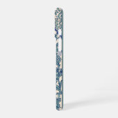 Blue  Floral Arabic Pattern iPhone 16 Hoesje (Linkerkant)