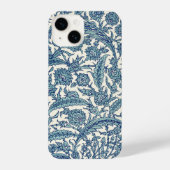 Blue Floral Arabic Pattern iPhone Hoesje (Achterkant)
