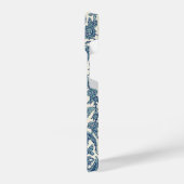 Blue  Floral Arabic Pattern iPhone Hoesje (Linkerkant)