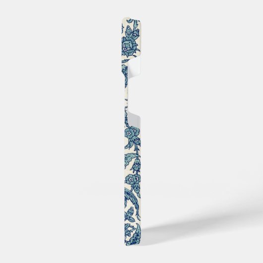 Blue  Floral Arabic Pattern iPhone Hoesje (Linkerkant)