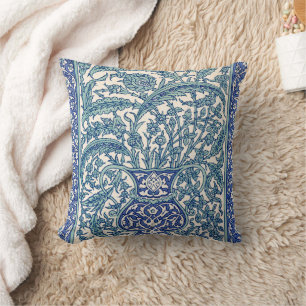 Blue  Floral Arabic Pattern Kussen