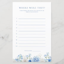 Blue Floral Arch Vrijgezellenfeest waar waren ze