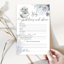 Blue floral baby brouwt voorspellingen en adviezen