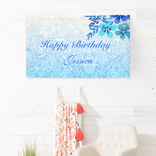 Blue Floral Banner (Insitu)