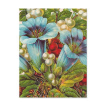"Blue Floral"  bloemen
