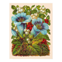 "Blue Floral"  bloemen