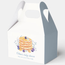 Blue Floral Blueberry Pannenkoek Brunch Baby showe