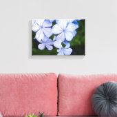 Blue Floral Bokeh Canvas Afdruk (Insitu (Woonkamer))