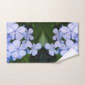 Blue Floral Bokeh Handdoek (Handdoek)