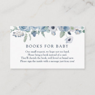 Blue Floral Books for Baby Enclosure Kaart