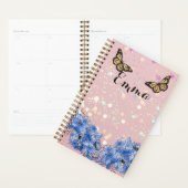 Blue Floral bouquet in the blooming garden Planner (Display)