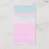 Blue Floral Boy Baby shower Luier Raffle Informatiekaartje (Achterkant)