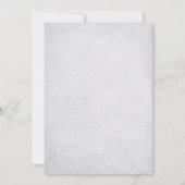 Blue Floral Butterfly Boy Baby shower Kaart (Achterkant)