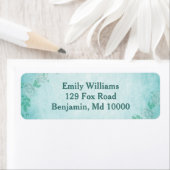 Blue Floral Chic Etiket (Insitu)