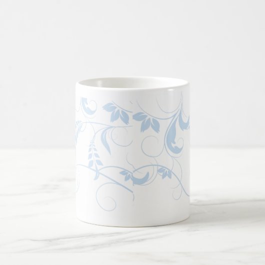 Blue Floral Coffee Mugs Koffiemok (Center)