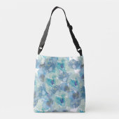 Blue Floral Crossbody Bag Tas (Achterkant)
