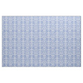 Blue Floral Damask Stof (Yard (91,4 cm))