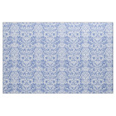 Blue Floral Damask Stof (Fat Quarter)