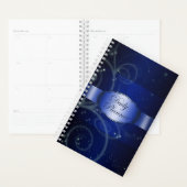 Blue Floral Elegant Planner (Display)