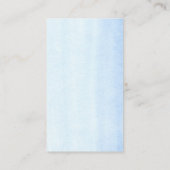 Blue Floral en Silver Stippen Luier Raffle Ticket Informatiekaartje (Achterkant)