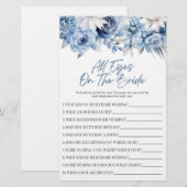 Blue Floral Eyes op het bruid Vrijgezellenfeest sp Briefpapier (Voorkant / Achterkant)