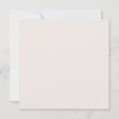 Blue Floral Greenery Wedding Save the Date Kaart (Achterkant)