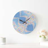 Blue Floral  Grote Klok (Huis)