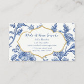 Blue Floral Handmade Soap Company Visitekaartje (Voorkant)