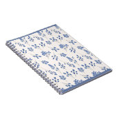 Blue Floral Journal – Elegant Botanical Notebook Notitieboek (Rechterzijde)