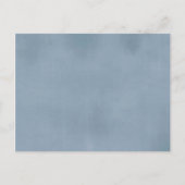 Blue Floral Lemon Main Squeeze Books voor Baby Uitnodiging Briefkaart (Achterkant)