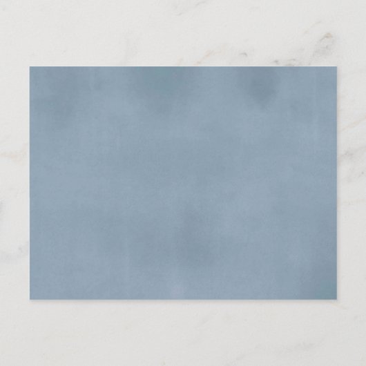 Blue Floral Lemon Main Squeeze Books voor Baby Uitnodiging Briefkaart (Achterkant)