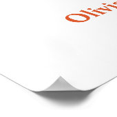 Blue Floral Love is Brewing Vrijgezellenfeest Welk Poster (Hoek)