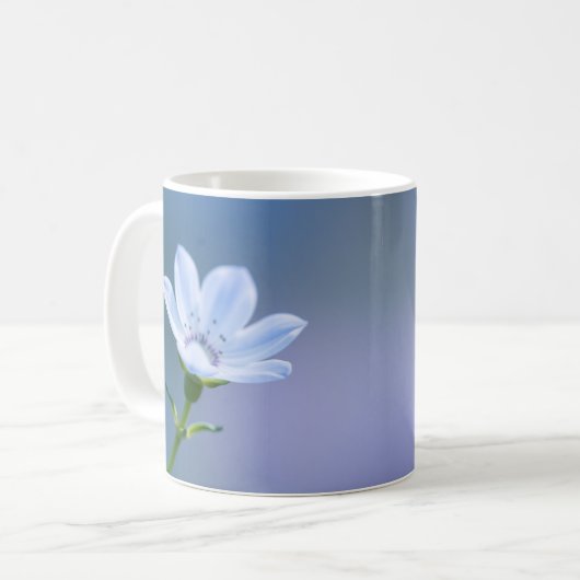 Blue Floral Mug Koffiemok (Voorkant links)