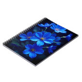 Blue Floral Notebook - Beauty for Your Ideas Notitieboek (Linkerzijde)