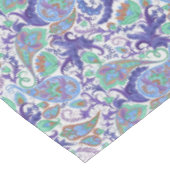 Blue Floral Paisley Tafelkleed (Gekanteld)