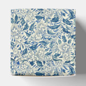 Blue Floral Pattern Antiek Asian Design Bedankdoosjes (Bovenkant)